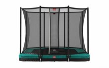 BERG Ultim Favorit InGround Trampoline - 280 x 190 cm - Safety Net Comfort - Groen