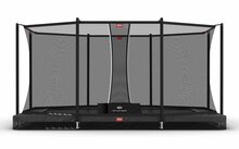 BERG Ultim Favorit InGround Trampoline - 410 x 250 cm - Safety Net Comfort - Antraciet Grijs