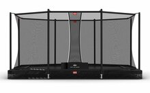 BERG Ultim Favorit InGround Trampoline - 410 x 250 cm - Safety Net Comfort - Antraciet Grijs
