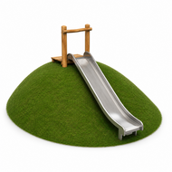Eco-Play Robinia Heuvelglijbaan 1,5 meter met Platform Openbaar