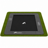 Akrobat Trampoline Primus Flat To The Ground 380 x 250 cm Antraciet