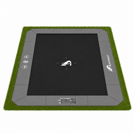 Akrobat Trampoline Primus PLUS Flat To The Ground 520x305 cm Antraciet
