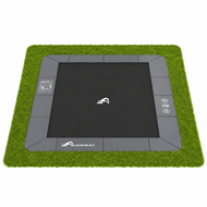 Akrobat Trampoline Orbit Flat To The Ground 430x305 cm Antraciet