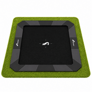 Akrobat Trampoline XCITYX Flat To The Ground 430x305 Antraciet