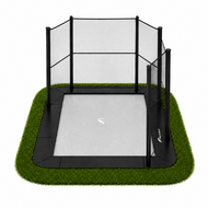 Akrobat Trampoline Primus PLUSFlat To The Ground 520x305 cm Zwart 