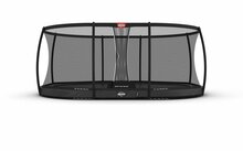 BERG Grand Champion InGround Trampoline - 520 x 345 cm - Safety Net Deluxe - Antraciet Grijs