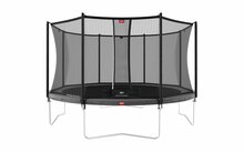 BERG Favorit Regular Trampoline - 380 cm - Safety Net Comfort - Antraciet Grijs