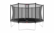 BERG Favorit Regular Trampoline - 430 cm - Safety Net Comfort - Antraciet Grijs