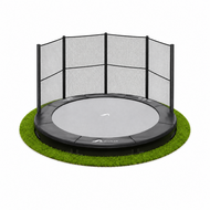Akrobat Trampoline Primus Inground met half veiligheidsnet 305 cm Zwart