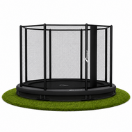 Akrobat Trampoline Primus Inground inclusief veiligheidsnet 305 cm Zwart