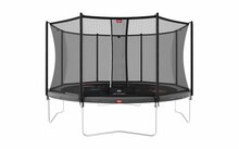 BERG Favorit Levels Regular Trampoline - 430 cm - Safety Net Comfort - Antraciet Grijs