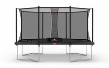 BERG Ultim Favorit Regular Trampoline - 410 x 250 cm - Safety Net Comfort - Antraciet Grijs