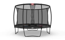 BERG Champion Levels Regular Trampoline - 430 cm - Safety Net DLX XL - Antraciet Grijs