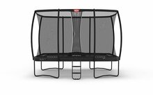 BERG Ultim Champion Regular Trampoline - 410 x 250 cm - Safety Net DLX XL - Antraciet Grijs