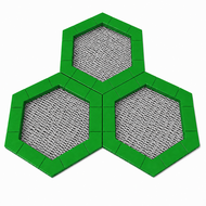 Bouncer Trampoline Hexagon - 201x174 cm - Combinatievoorbeeld