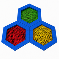 Bouncer Hexagon Trampoline - 201x174 cm - Maatwerk - Openbaar gebruik