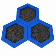 Bouncer Trampoline Hexagon - 201x174 cm - Combinatievoorbeeld
