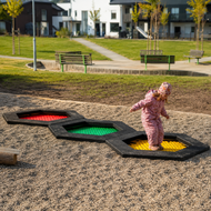 Bouncer Trampoline Hexagon - 201x174 cm - Maatwerk - Sfeer