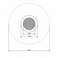 Bouncer Trampoline Cirkel - Op maat