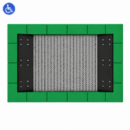 Bouncer Rechthoek Trampoline - 286x190 cm - Maatwerk - Inclusief