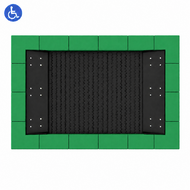 Bouncer Rechthoek Trampoline - 286x190 cm - Maatwerk - Inclusief