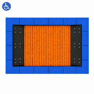 Bouncer Rechthoek Trampoline - 286x190 cm - Maatwerk - Inclusief