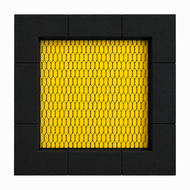 Bouncer Vierkant Trampoline - 142x142 cm - Zwarte rand - Openbaar gebruik