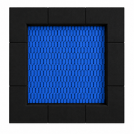 Bouncer Vierkant Trampoline - 142x142 cm - Zwarte rand - Openbaar gebruik