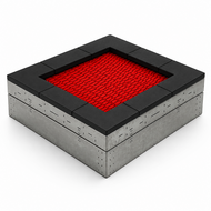 Bouncer Vierkant Trampoline - 142x142 cm - Zwarte rand - Openbaar gebruik