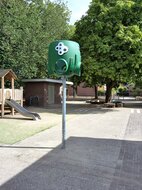 Sfeerfoto 2 Balkorf Octopus Groen inclusief Verzinkte Paal