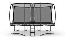 BERG Ultim Pro Bouncer Regular Trampoline - 500 &times; 300 cm - Safety Net DLX XL - Antraciet