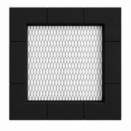 Bouncer Vierkant Trampoline - 190x190 cm - Zwarte rand - Openbaar gebruik