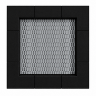 Bouncer Vierkant Trampoline - 190x190 cm - Zwarte rand - Openbaar gebruik