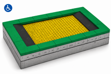 Bouncer Rechthoek Trampoline - 286x190 cm - Groene rand - Inclusief