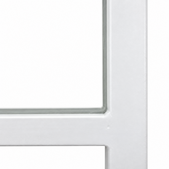 Detail van het frame Securitglas Basketbalbord - 180x105 cm - Incl. Dunk Basketbalring