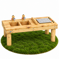 B-Play Robinia Speelkeuken met 2 Bakken 
