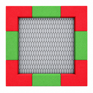 Bouncer Vierkant Trampoline - 142x142 cm - Maatwerk - Openbaar gebruik