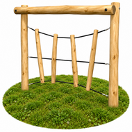 Robinia Klimnet met Houten Sporten Openbaar (Serie 35)