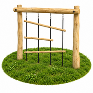 Robinia Klimtoestel met Houten Sporten Openbaar (Serie 29)