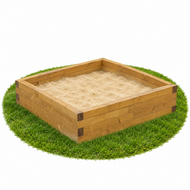 Europlay Lariks houten zandbak 190x190 cm Openbaar