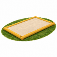Eco-Play Robinia Zandbak Rechthoek 3 x 2 m Openbaar