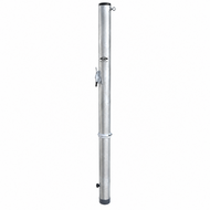 Aluminium Beachtennis palen met grondpot