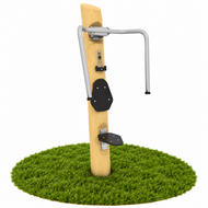 Robinia Outdoor Fitnesstoestel Chest Press met zitvlak Inclusive 