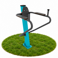 Outdoor Fitness Parallel Bars Turquoise