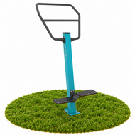 Outdoor Fitness Pull-Up Bar + Steps Turquoise
