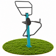 Outdoor Fitness Pull-up bar + Parallel Bars Turquoise