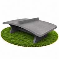 Voetvolleytafel van Antraciet-Beton