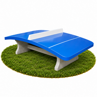 Betonnen Voetvolleybaltafel Blauw