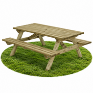 Picknicktafel rechthoek 230x160 cm