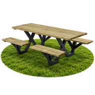 Picknicktafel open instap